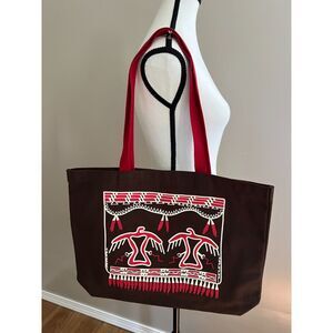 The Wandering Bull Thunderbird canvas tote bag
